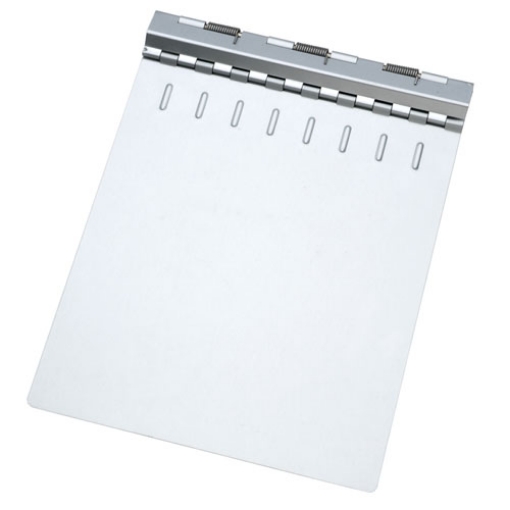 Picture of 7510002866954 SKILCRAFT Clipboard Binder, 0.5" Clip Capacity, Holds 8.5 x 11 Sheets, Silver