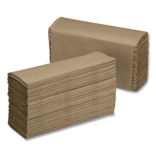 Picture of 8540002910389, SKILCRAFT, Multi-Fold Paper Towel, 1-Ply, 9.25 x 3, Natural, 250/Pack, 16 Packs/Box