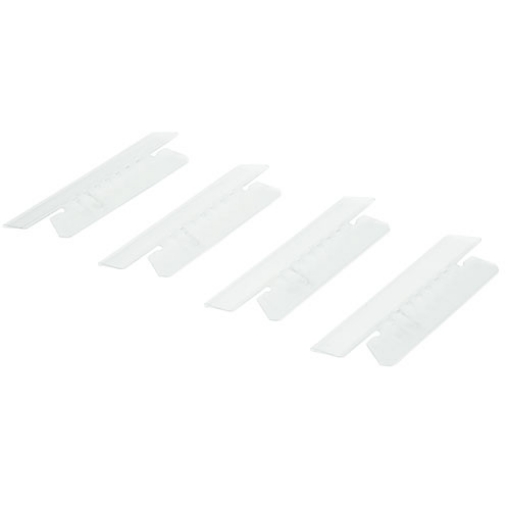 Picture of 7510013754510 SKILCRAFT Tabs for Hanging File Folders, 1/3-Cut, Clear, 3.5" Wide, 25/Pack