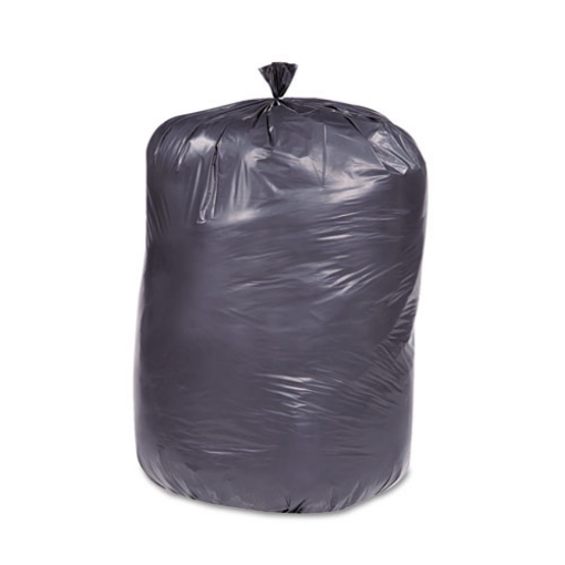 Picture of 8105013862410, Skilcraft Recycled Content Trash Can Liners, 60 Gal, 1.5 Mil, 36" X 58", Black/brown, 100/carton