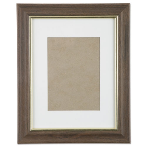 Picture of 7105014089957 SKILCRAFT Walnut Vinyl Frames, Certificate/Photo, 8.5 x 11, 12/Carton