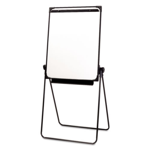 Picture of 7520014244867 SKILCRAFT Easel, 26 x 35, White Surface, Black Plastic Frame