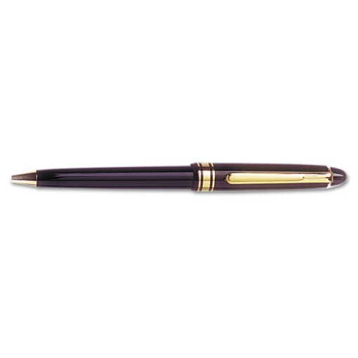 Picture of 7520014511065 Skilcraft Push Cap Ballpoint Pen, Retractable, Medium 1 Mm, Black Ink, Black Barrel, Dozen