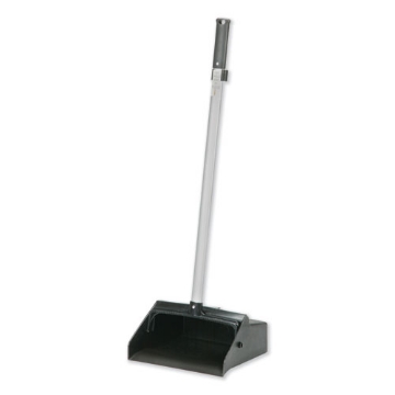 Picture of 7290014606663, Skilcraft, Lobby Dustpan, 12 X 11 Hopper, 32" Aluminum Handle, Black/silver