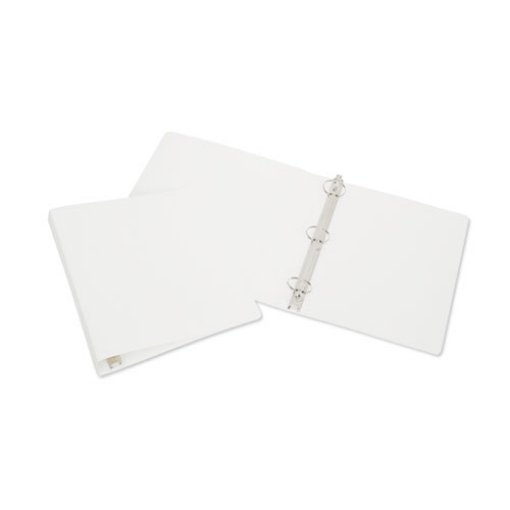 Picture of 7510014841744 Skilcraft 3-Ring Flexible Binder, 1.5" Capacity, 11 X 8.5, White