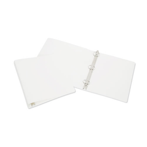 Picture of 7510014841761 Skilcraft 3-Ring Flexible Binder, 0.5" Capacity, 11 X 8.5, White