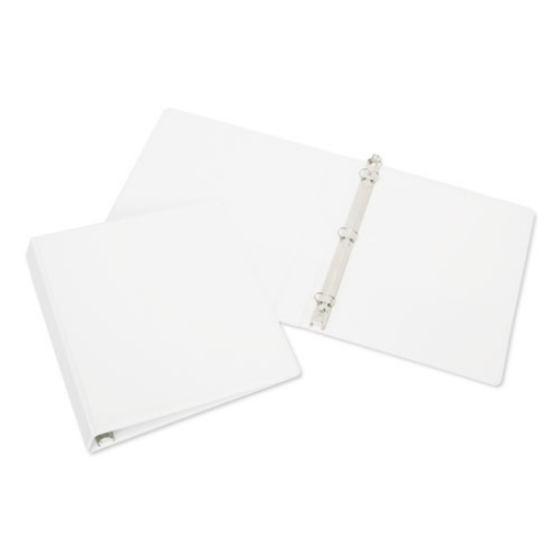 Picture of 7510015107492 Skilcraft Round Ring Binder, 3 Rings, 1" Capacity, 11 X 8.5, White