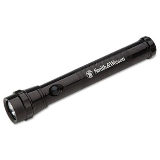 Picture of 6230015132663, Smith And Wesson Aluminum Flashlight, 2 Aa Batteries (included), Black