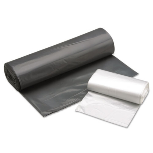 Picture of 8105015171358, SKILCRAFT High Density Coreless Can Liners, 57 gal, 25.4 mic, 36 x 58, Gray, 100/Box