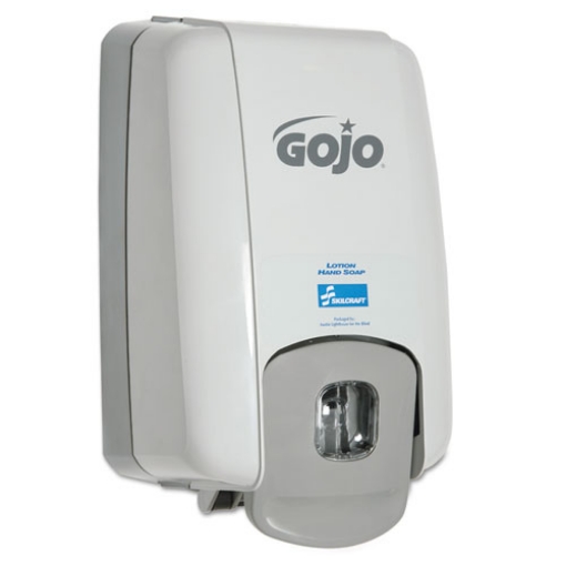Picture of 4510015219871, Skilcraft Gojo Hand Soap Dispenser, 2,000 Ml, 6 X 4.5 X 10.5, Gray