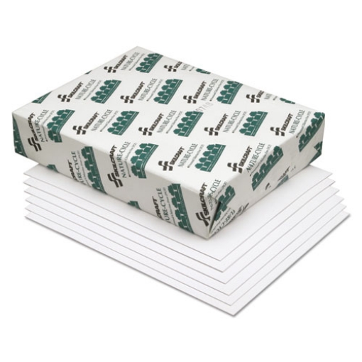 Picture of 7530015399831 SKILCRAFT Nature-Cycle Copy Paper, 92 Bright, 20 lb Bond Weight, 8.5 x 11, White, 500 Sheets/Ream, 10 Reams/CT