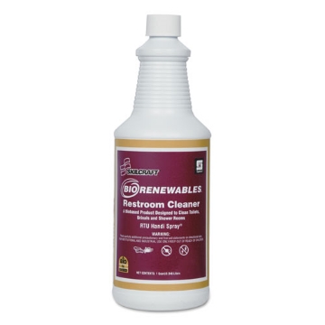 Picture of 7930015552900, Skilcraft, Spartan Biorenewables Restroom Cleaner, 32 Oz Spray Bottle, 12/box