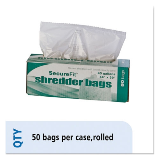 Picture of 8105015574974, Heavy-Duty Shredder Bags, 45 Gal Capacity, 50/bx