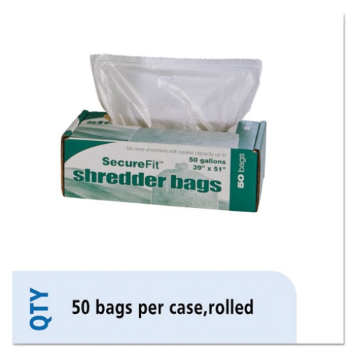 Picture of 8105015574976, Heavy-Duty Shredder Bags, 50 Gal Capacity, 50/bx