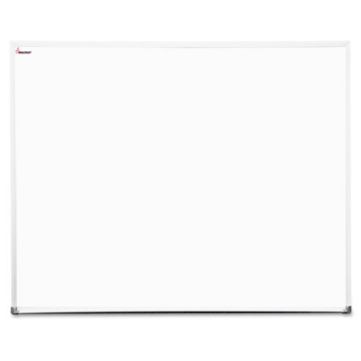 Picture of 7110015680405 SKILCRAFT Quartet Dry Erase Marker Board, 48 x 36, White Surface, Silver Anodized Aluminum Frame
