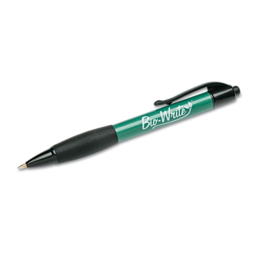 Picture of 7520015789303 SKILCRAFT Bio-Write Ballpoint Pen, Retractable, Fine 0.7 mm, Blue Ink, Green Barrel, Dozen