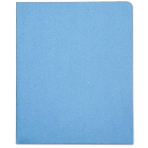 Picture of 7510005842490 Skilcraft Double Pocket Portfolio, 0.38" Capacity, 11 X 8.5, Light Blue, 25/box