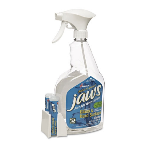 Picture of 7930016005747, Skilcraft, Jaws Glass/hard Surface Cleaner, Unscented, 6 Spray Bottles/12 Refills