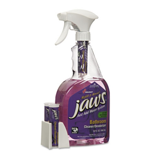 Picture of 7930016005750, Skilcraft, Jaws Bathroom Cleaner/deodorizer, Citrus, 6 Spray Bottles/12 Refills