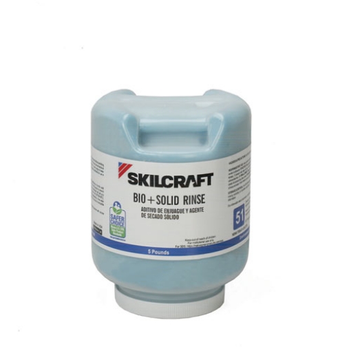 Picture of 7930016182179, Skilcraft, Bio+ Dishwasher Rinse Additive, 5 Lb Bottle, 2/carton