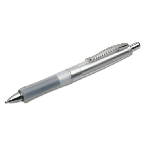 Picture of 7520016296573 Skilcraft Writebalance Wide Body Ballpoint Pen, Retractable, Medium 1 Mm, Black Ink, Silver Barrel