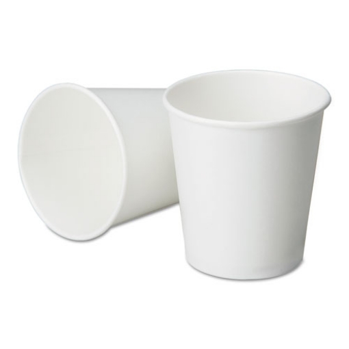 Picture of 7530006414517, Skilcraft, Hot Beverage Cups, 12 Oz, White With Logo, 1,000/box