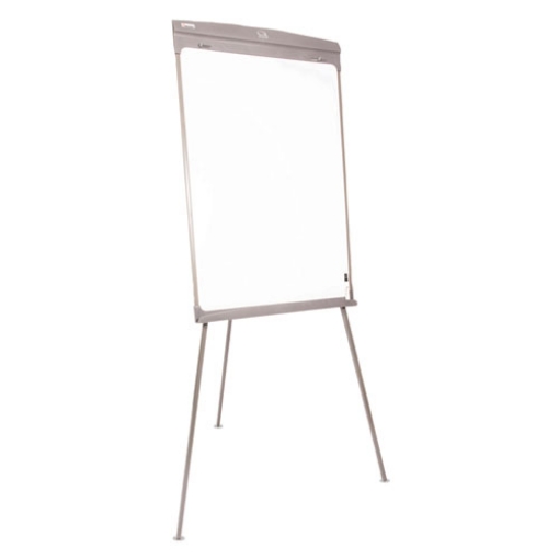 Picture of 7520016421222 SKILCRAFT Quartet Standard Presentation Easel, 27 x 35, White Surface, Graphite Gray Steel Frame