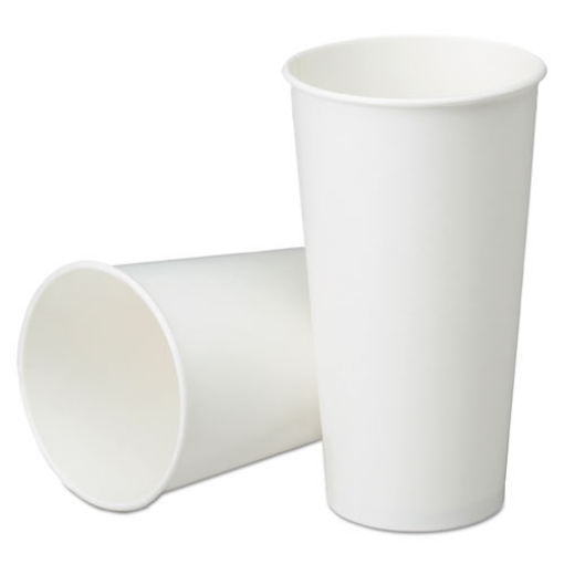 Picture of 7350016457875, Skilcraft, Disposable Paper Cups For Cold Beverages, 21 Oz, White, 1,000/box
