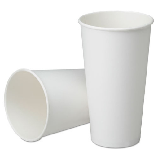 Picture of 7350016457876, Skilcraft, Disposable Paper Cups For Cold Beverages, 32 Oz, White, 500/box