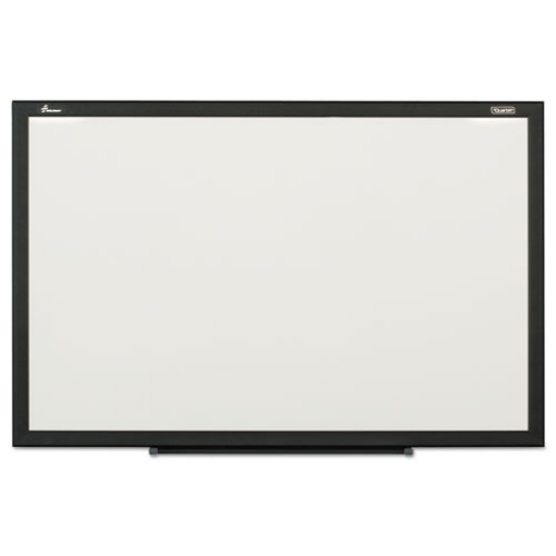 Picture of 7110016511286 SKILCRAFT Quartet Magnetic Porcelain Dry Erase Board, 36 x 24, White Surface, Black Aluminum Frame