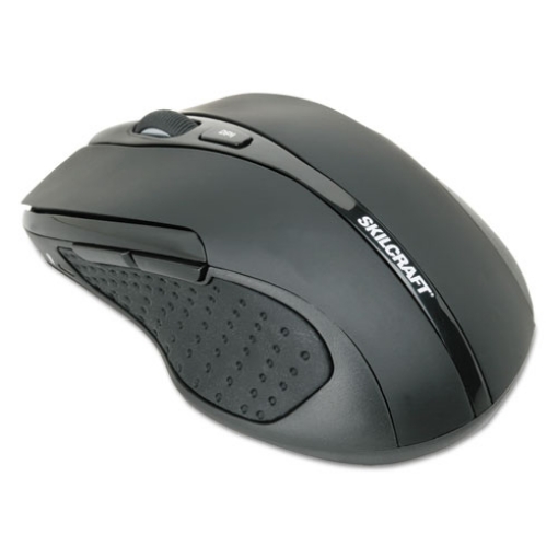 Picture of 7025016518938, Optical Wireless Mouse, 2.4 Ghz Frequency/26 Ft Wireless Range, Right Hand Use, Black