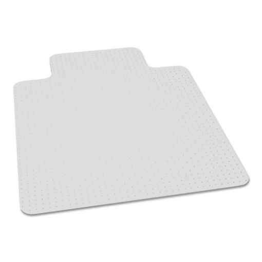 Picture of 7220016568994, SKILCRAFT Biobased Chair Mat for High Pile Carpet, 45 x 53, 20 x 12 Lip, Clear