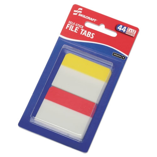 Picture of 7510016614494 Skilcraft Self-Stick Tabs/page Markers, 2", Bright, Asst, 44/pack