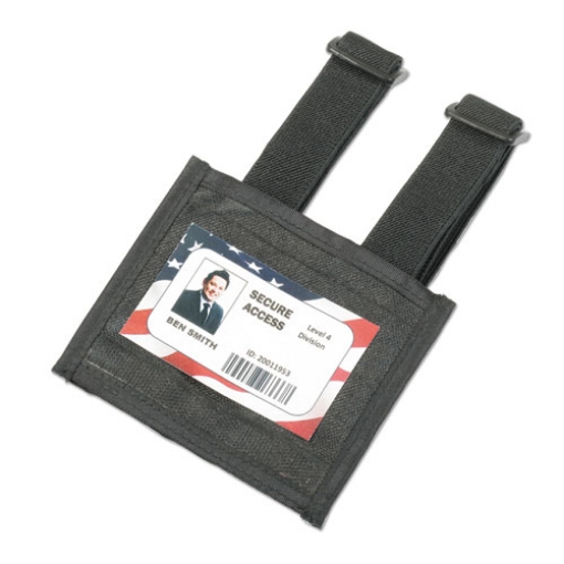 Picture of 8455016660467 Skilcraft Armband Badge Holder, Black, 2 5/8" X 3 3/4"