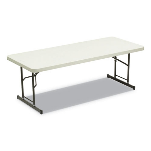 Picture of 7110016716416, SKILCRAFT Blow Molded Folding Tables, Rectangular, 72w x 30d x 35h, Platinum