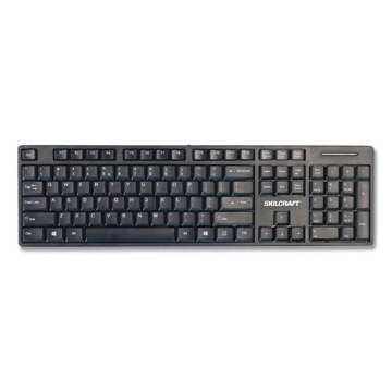 Picture of 7025016774742, Skilcraft Usb Wired Keyboard, 101 Keys, Black