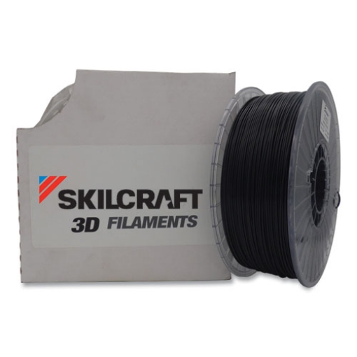 Picture of 7045016858922 Skilcraft 3d Printer Polylactic Acid Filament, 1.75 Mm, Black