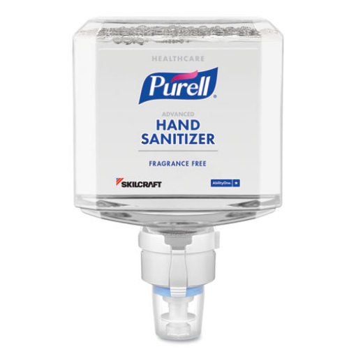 Picture of 6508016941820 SKILCRAFT PURELL Healthcare Gentle and Free Foam Hand Sanitizer Refill, 1,200 mL, Unscented, 2/Box