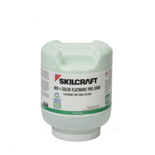 Picture of 7930016949778, Skilcraft, Bio+ Flatware Pre-Soak, 8 Lb Bottle, 2/carton