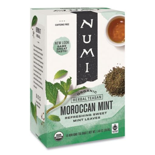 Picture of Organic Teas And Teasans, 1.4 Oz, Moroccan Mint, 18/box