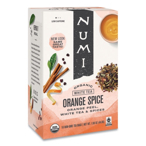 Picture of Organic Teas And Teasans, 1.58 Oz, White Orange Spice, 16/box