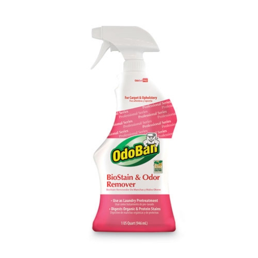 Picture of Biostain And Odor Remover, Clean Fresh Scent, 32 Oz Spray Bottle, 12/carton