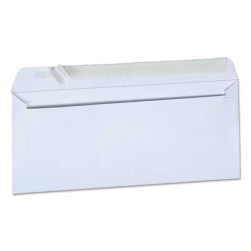 Picture of Peel Seal Strip Business Envelope, #10, Square Flap, Self-Adhesive Closure, 4.13 X 9.5, White, 500/box