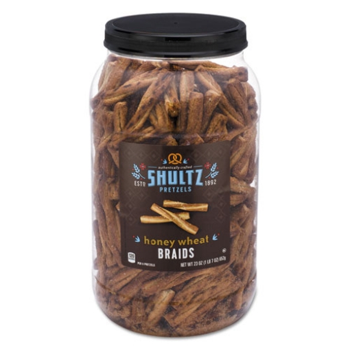 Picture of Pretzels, Honey Wheat, Tub, 1.44 Oz