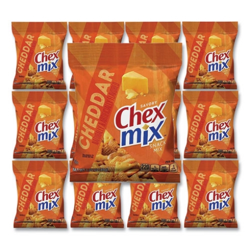 Picture of Snacks, Cheddar, 3.75 oz Bag, 8/Carton