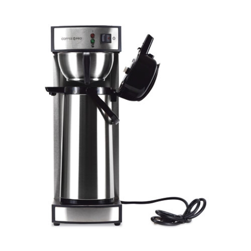 Picture of Air Pot Brewer, 75 oz, 8.75 x 14.75 x 21.25, Stainless Steel