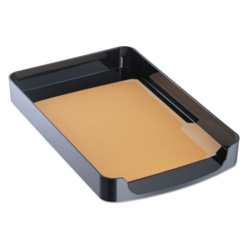 Picture of 2200 Series Front-Loading Desk Tray, 1 Section, Legal Size Files, 10.25" X 15.38" X 2", Black