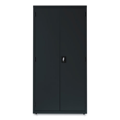 Picture of Fully Assembled Storage Cabinets, 5 Shelves, 36" x 18" x 72", Black