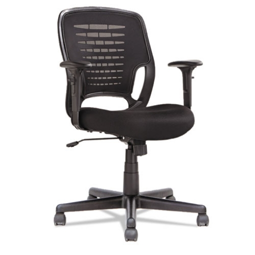 Picture of Swivel/tilt Mesh Task Chair, Supports Up To 250 Lb, 17.71" To 21.65" Seat Height, Black