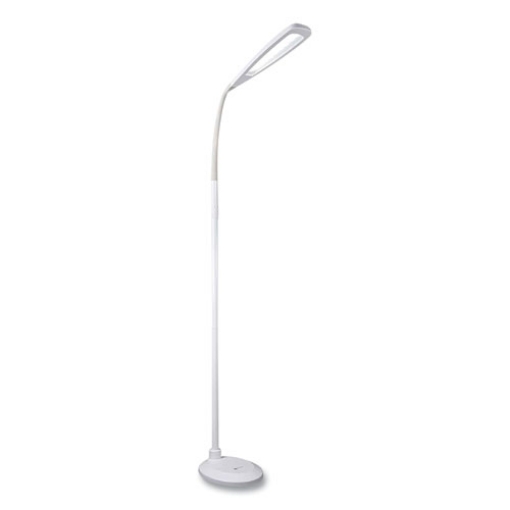 Picture of Wellness Series Flex LED Floor Lamp, 49" to 71" High, White, Ships in 1-3 Business Days